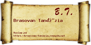 Brasovan Tanázia névjegykártya